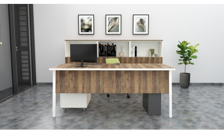 Γραφείο Υπαλληλικό Lamda 160x80 cm Γραφείο Υπαλληλικό Lamda 160x80 cm