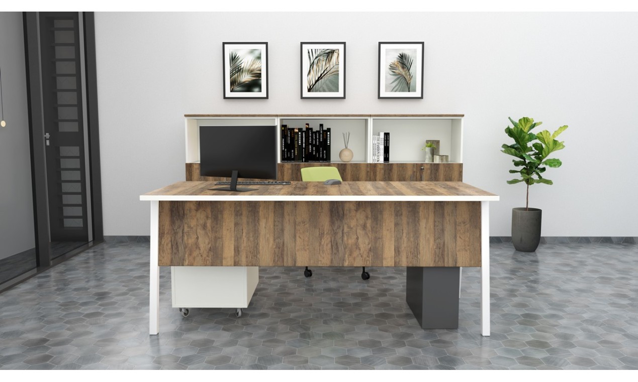 Γραφείο Υπαλληλικό Lamda 160x80 cm Γραφείο Υπαλληλικό Lamda 160x80 cm