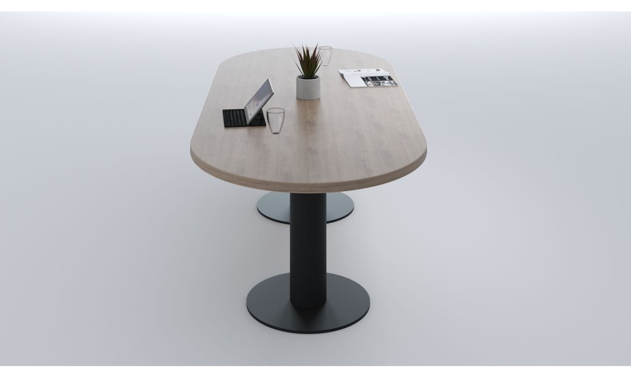 Table Upper Level Level Oval Conference Table 240x100 cm
